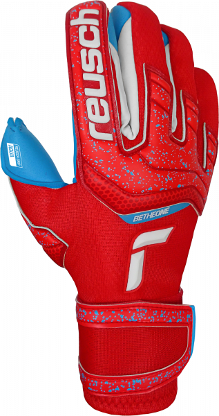 Reusch Attrakt Aqua 5170439 3001 blue red front